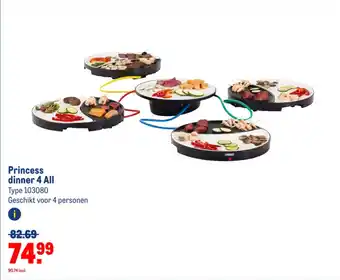 Makro Princess dinner 4 All Type 103080 aanbieding