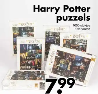 Wibra Harry Potter puzzels aanbieding