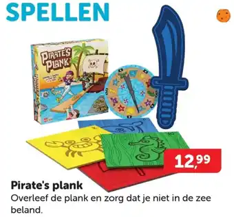 Boekenvoordeel Pirate's plank aanbieding