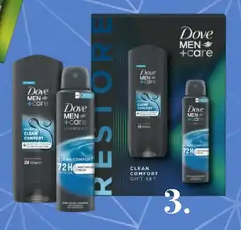 DA Dove  Clean comfort duo man cadeauset. aanbieding