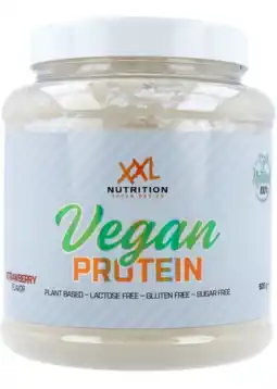 De Online Drogist Xxl nutrition vegan protein - aardbei aanbieding