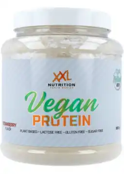 De Online Drogist Xxl nutrition vegan protein - aardbei aanbieding