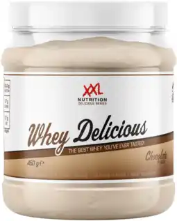 De Online Drogist Xxl nutrition whey delicious - chocolate aanbieding