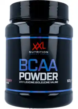 De Online Drogist Xxl bcaa poeder - raspberry aanbieding