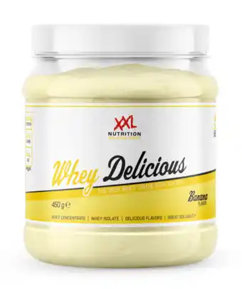 De Online Drogist Xxl nutrition whey delicious - banana aanbieding