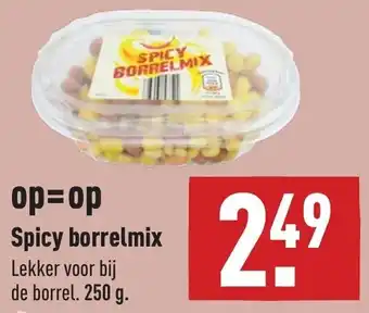 ALDI Spicy borrelmix 250g aanbieding