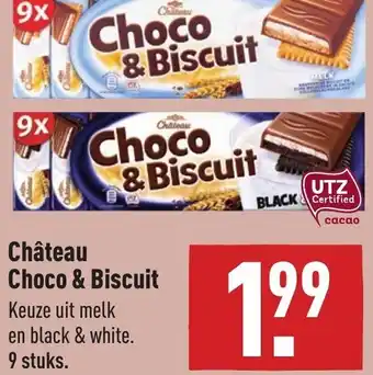 ALDI Chateau choco & biscuits aanbieding