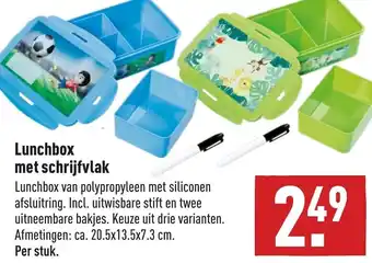 ALDI Lunchbox met schrijfvlak aanbieding