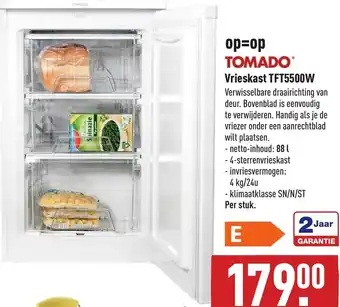 ALDI TOMADO Vrieskast TFT5500W aanbieding