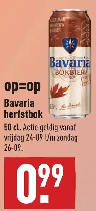 ALDI Bavaria herfstbok aanbieding