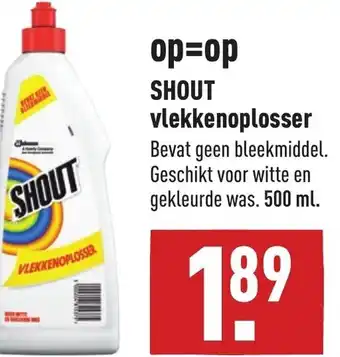 ALDI SHOUT Vlekkenoplosser 500ml aanbieding