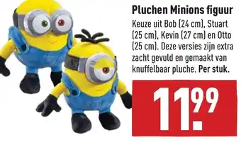 ALDI Pluchen minions figuur aanbieding