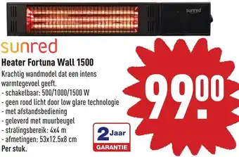 ALDI Heater fortuna wall 1500 aanbieding