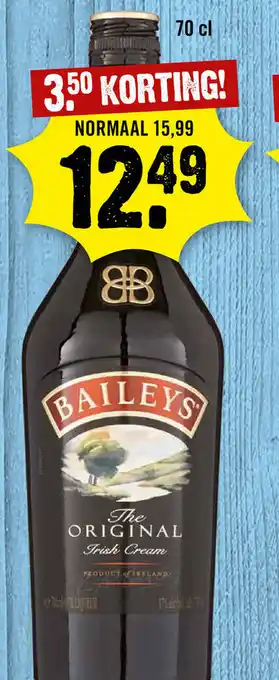 Dirck 3 Baileys Irish Cream 700ml aanbieding