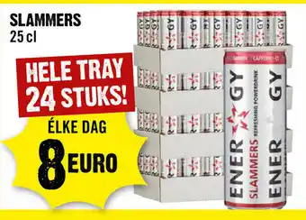 Dirck 3 Slammers Energy drink 24*250ml aanbieding