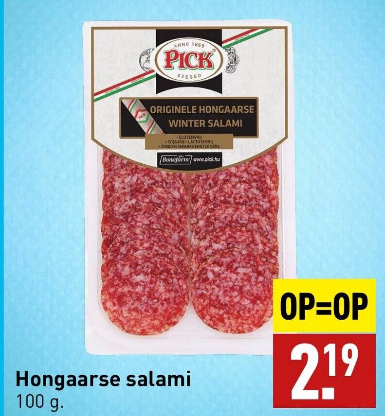 Hongaarse salami 100 g aanbieding bij ALDI