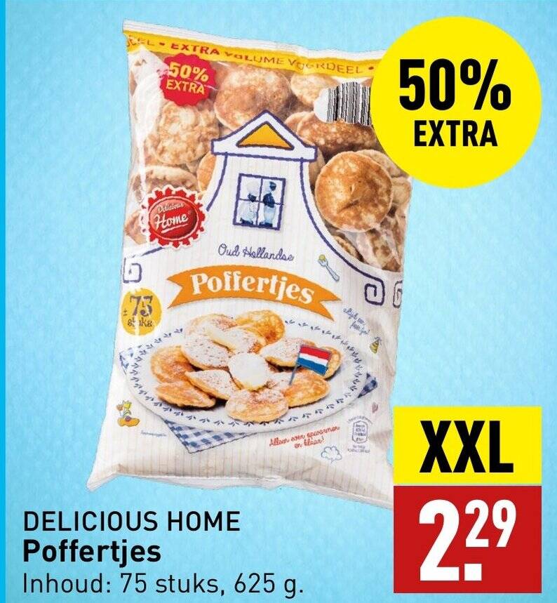 DELICIOUS HOME Poffertjes aanbieding bij ALDI