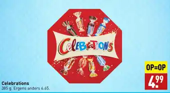 ALDI Celebrations 385 g aanbieding