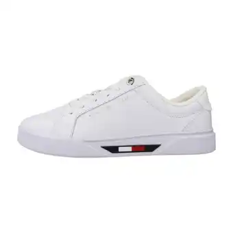 Spartoo Lage sneakers tommy hilfiger global stripes court sne aanbieding