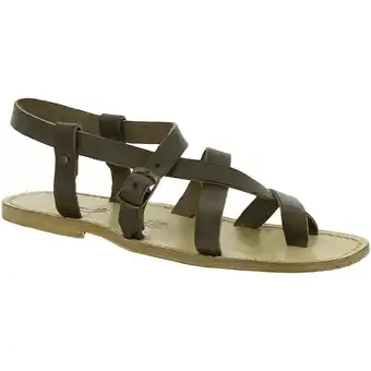 Spartoo Sandalen gianluca - l'artigiano del cuoio 530 u fango cuoio aanbieding