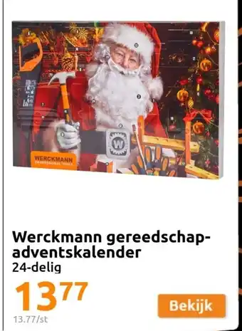 Action Werckmann gereedschap adventskalender aanbieding