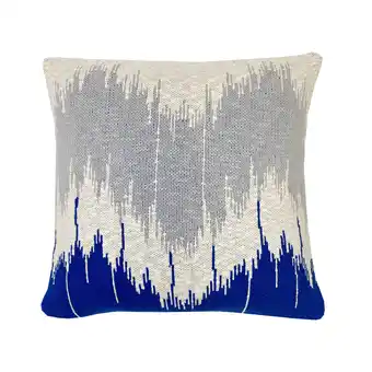 Spartoo Kussens malagoon wave knitted cushion blue (new) aanbieding