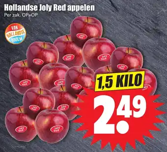 Dirk Hollandse Joly Red appelen 1.5 kg aanbieding