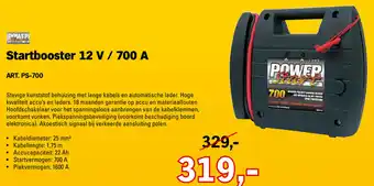 Toolspecial Power Start Startbooster 12V / 700A | PS-700 aanbieding