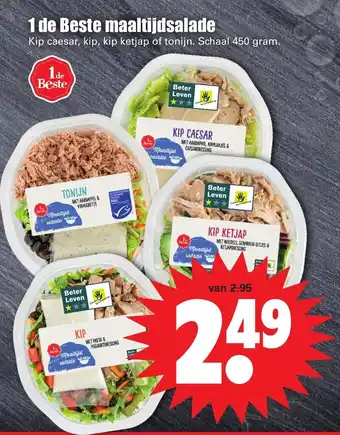 Dirk 1 de Beste maaltijdsalade 450 gr aanbieding