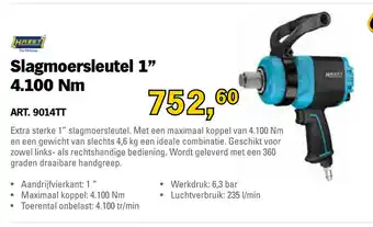 Toolspecial Hazet Slagmoersleutel 1" 4.100Nm | 9014TT aanbieding