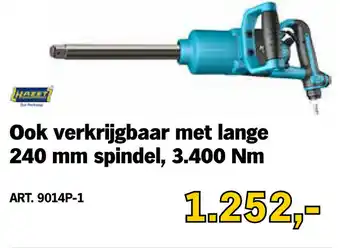 Toolspecial Hazet Ook verkrijgbaar met lange 240mm spindel, 3.400Nm | 9014P-1 aanbieding