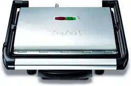 Amazon Tefal gc241d inicio grill contactgrill, hoogwaardige rvs behuizing, compact design en eenvoudige bediening, voor de bereiding aanbieding