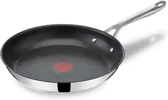 Amazon Tefal e3040444 jamie oliver braadpan, 24 cm, roestvrij staal, antiaanbaklaag met titanium, thermosignaal, diepe vorm, geschik aanbieding