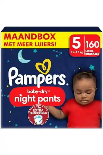 Amazon Pampers maat 5 luierbroekjes (11-16 kg), baby dry pants, 160 luiers, met een stop & protect pocket aan de achterkant die tot aanbieding