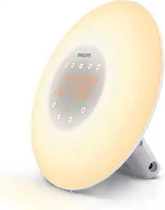 Amazon Philips wake-up light - natuurlijk wakker worden - simulatie van zonsopkomst - 10 helderheidsinstellingen - 2 natuurlijke wek aanbieding