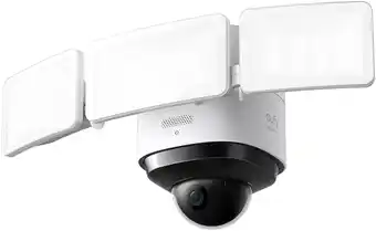 Amazon Eufy security floodlight cam 2 pro, 360° draai- en kantelbeeld, 2k full hd, slimme verlichting, weerbestendig, ai op het appa aanbieding