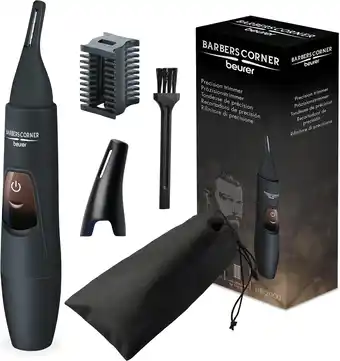 Amazon Beurer hr2000 barbers corner precision trimmer | vorm en trim je wenkbrauwen, neus- en oorhaar | perfect gebogen ontwerp | in aanbieding