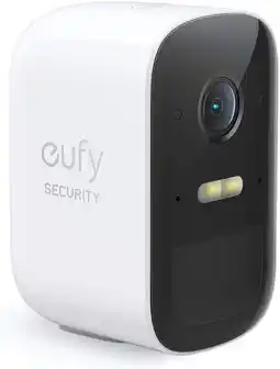 Amazon Eufy security eufycam 2c draadloze bewakingscamera, 180 dagen batterijduur, 1080p hd, ip67 weerbestendig, nachtzicht, compati aanbieding