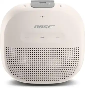 Amazon Bose soundlink micro bluetooth speaker: kleine, draagbare waterdichte speaker met microfoon, white aanbieding