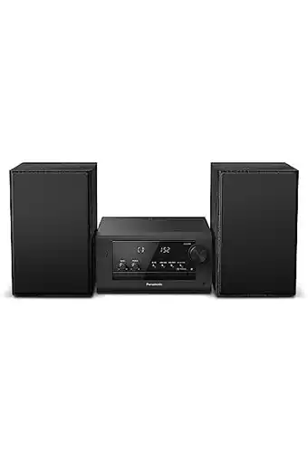 Amazon Panasonic sc-pm702eg-k compact stereosysteem micro hifi met cd, dab+/fm-radio, usb en bluetooth, luidspreker 80w, basbedienin aanbieding