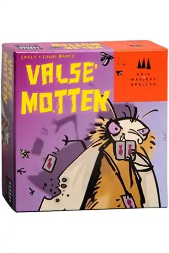 Amazon Drie magiers spellen - valse motten kaartspel - vanaf 7 jaar - een van de beste spellen van 2013 - emely en lukas brand - voo aanbieding