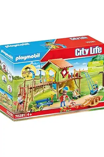 Amazon Playmobil city life avontuurlijke speeltuin - 70281,veelkleurig aanbieding