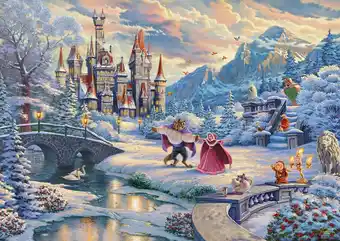 Amazon Schmidt, thomas kinkade: disney beauty & the beast winter enchantment puzzle - 1000pc, puzzle, ages 12+, 1 players aanbieding