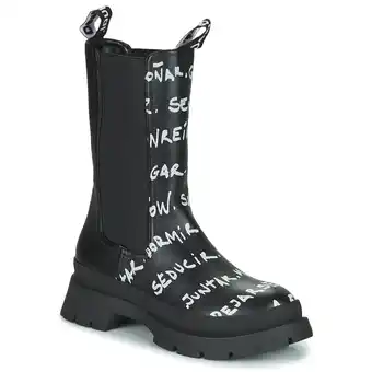 Spartoo Laarzen desigual shoes chelsea high lettering aanbieding