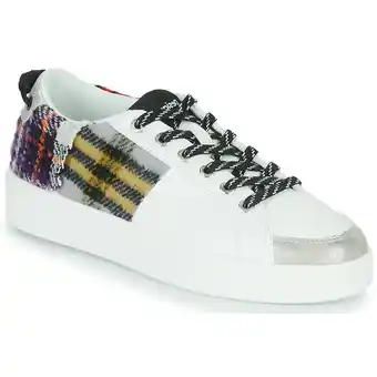 Spartoo Lage sneakers desigual fancy tartan aanbieding