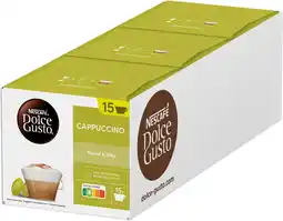 Amazon Nescafé dolce gusto capsules cappuccino - voordeelverpakking - 90 koffiecups - geschikt voor 45 koppen koffie - dolce gusto c aanbieding