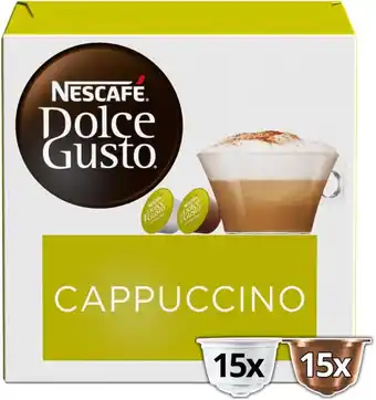 Amazon Nescafé dolce gusto capsules cappuccino - voordeelverpakking - 90 koffiecups - geschikt voor 45 koppen koffie - dolce gusto c aanbieding