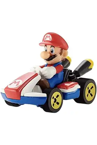 Amazon Hot wheels gbg26 mario kart replica 1:64 die-cast speelgoedauto mario speelgoed, vanaf 3 jaar aanbieding