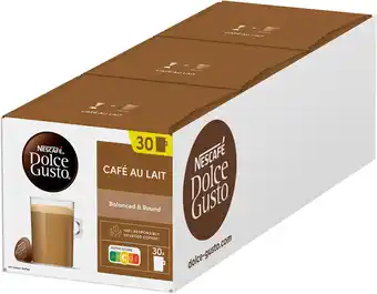 Amazon Nescafé dolce gusto capsules cafe au lait - voordeelverpakking - 90 koffiecups - geschikt voor 45 koppen koffie - dolce gusto aanbieding
