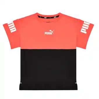 Spartoo T-shirt korte mouw puma puma power colorblock tee aanbieding